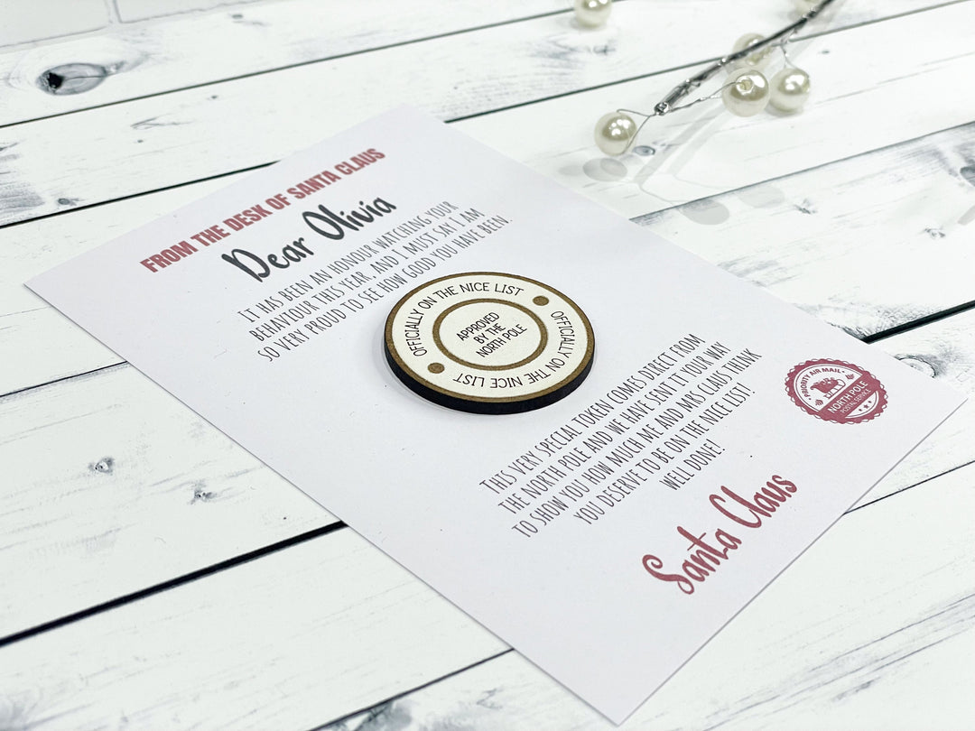 Personalised Nice List Acceptance Token
