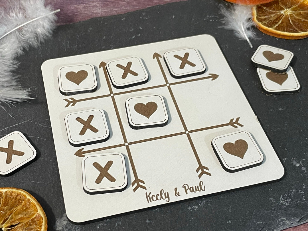 Personalised Valentine's Day Tic Tac Toe