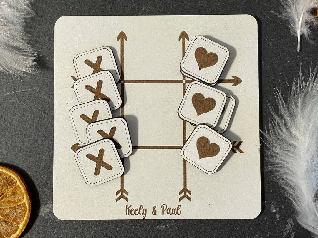 Personalised Valentine's Day Tic Tac Toe