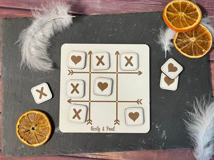 Personalised Valentine's Day Tic Tac Toe