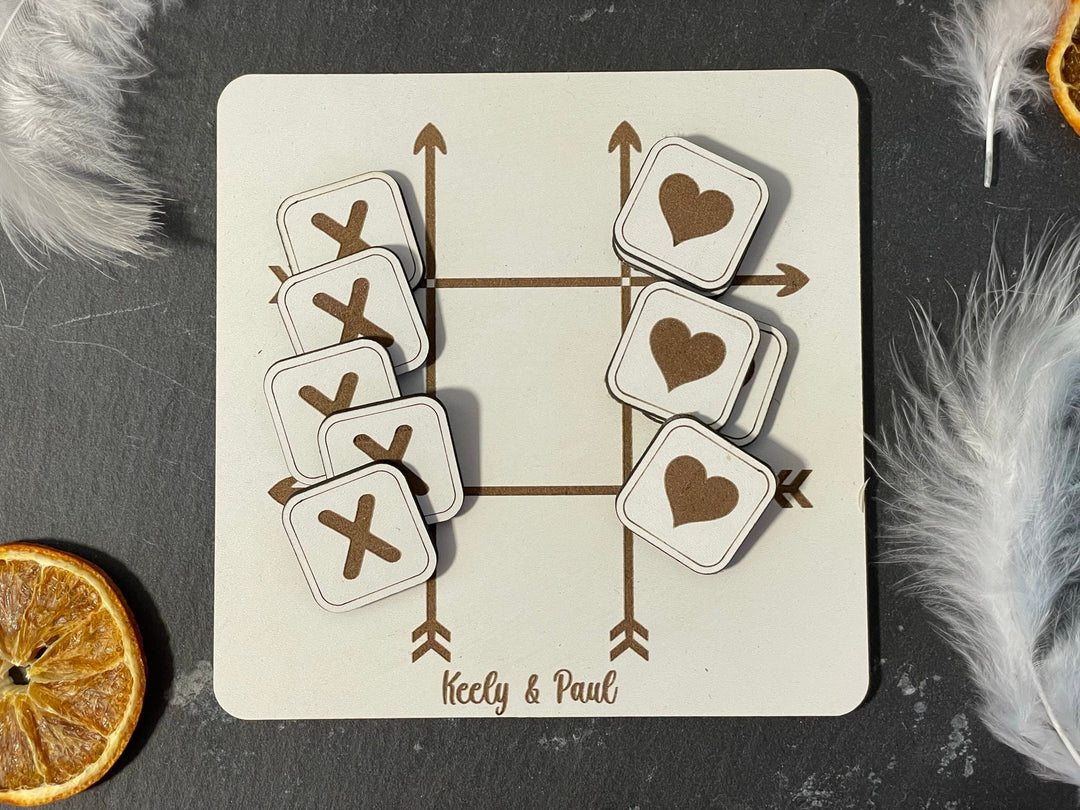 Personalised Valentine's Day Tic Tac Toe