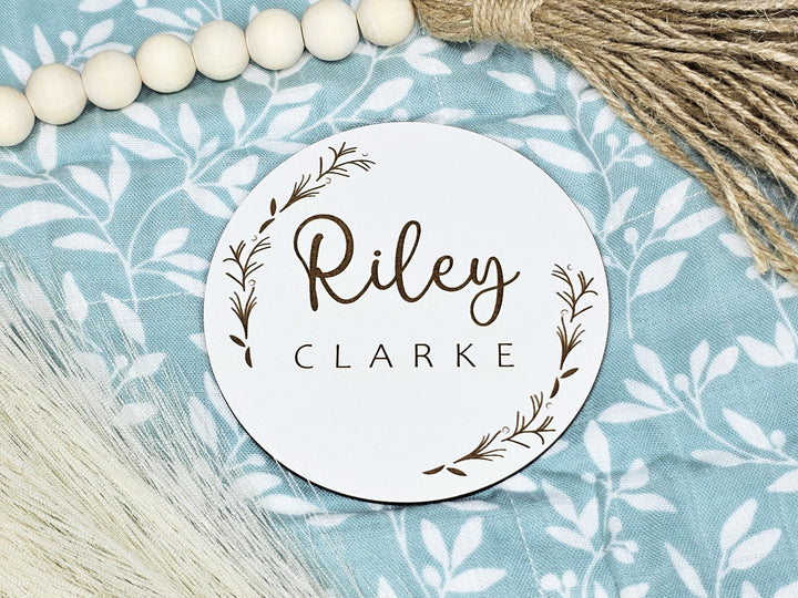 Personalised Baby Name Announcement