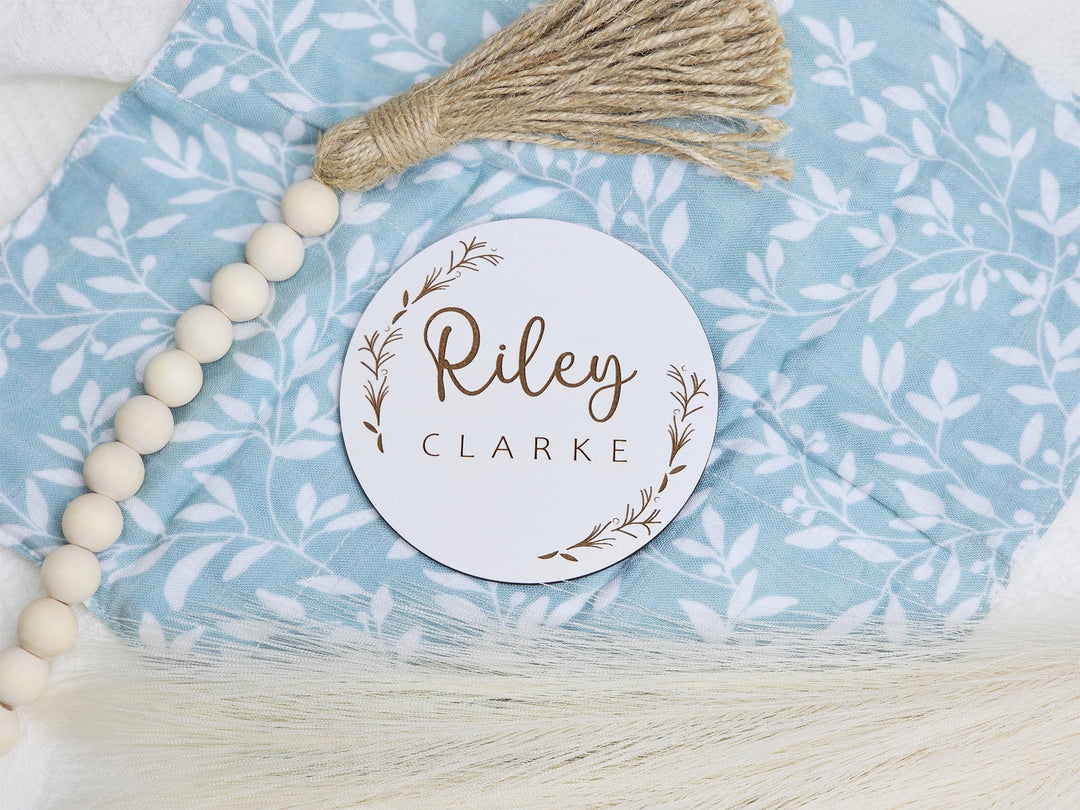 Personalised Baby Name Announcement