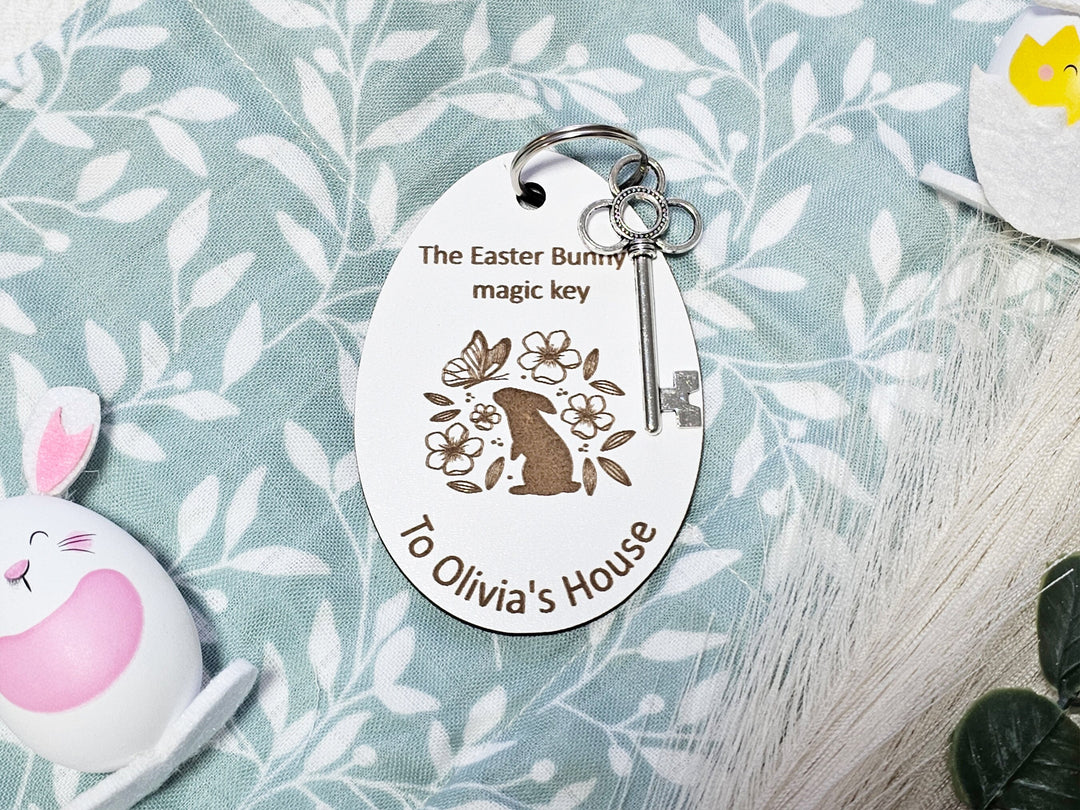 Personalised Easter Bunny Magic Key