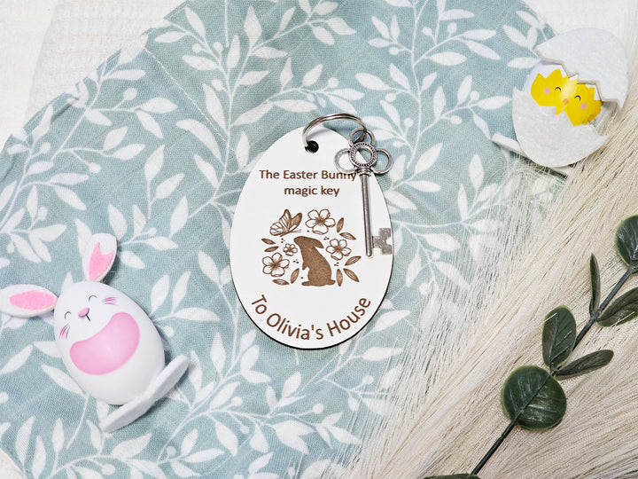 Personalised Easter Bunny Magic Key