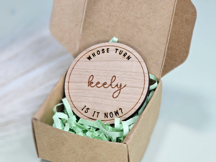 Wooden Decision Coin