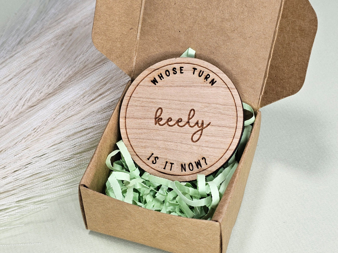 Wooden Decision Coin