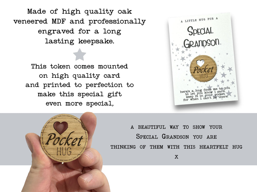 Special Grandson Pocket Hug