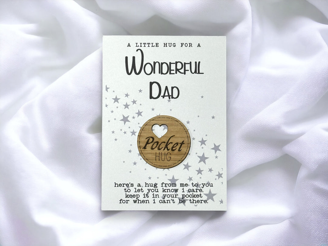 Wonderful Dad Pocket Hug