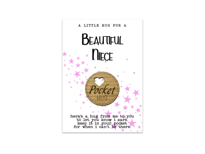 Beautiful Niece Pocket Hug