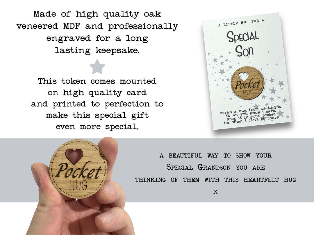 Special Son Pocket Hug