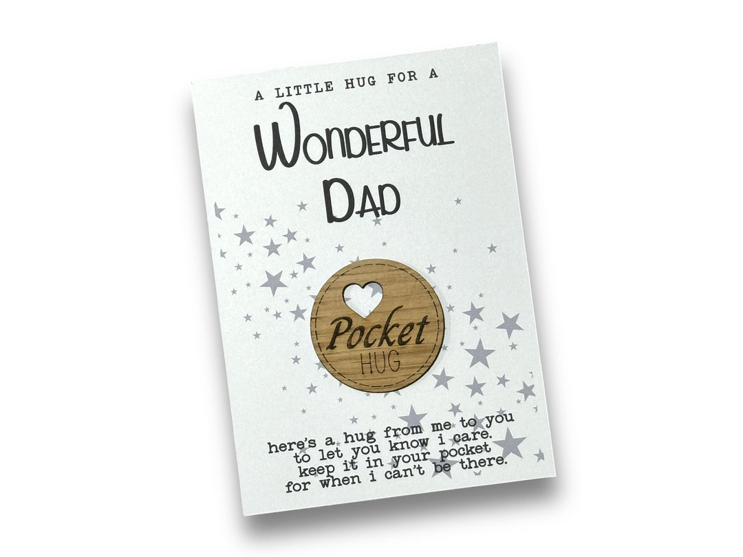 Wonderful Dad Pocket Hug