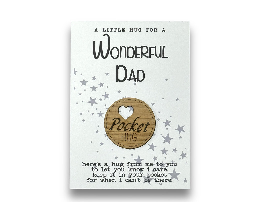 Wonderful Dad Pocket Hug