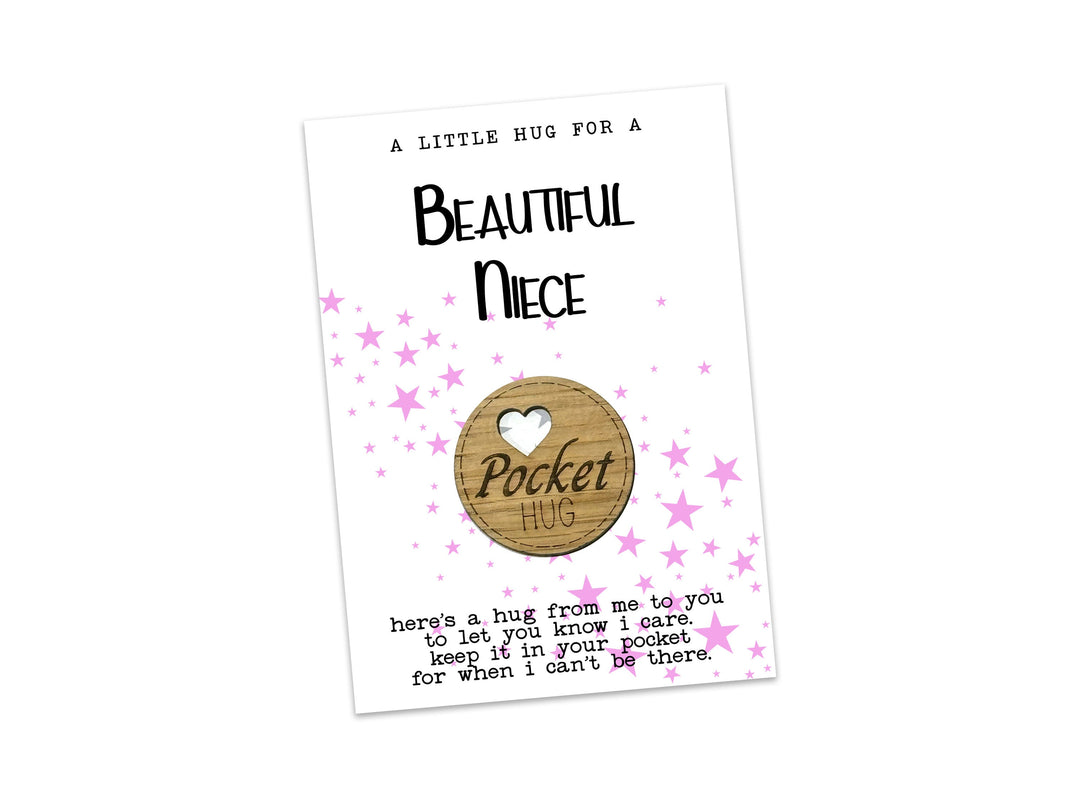 Beautiful Niece Pocket Hug