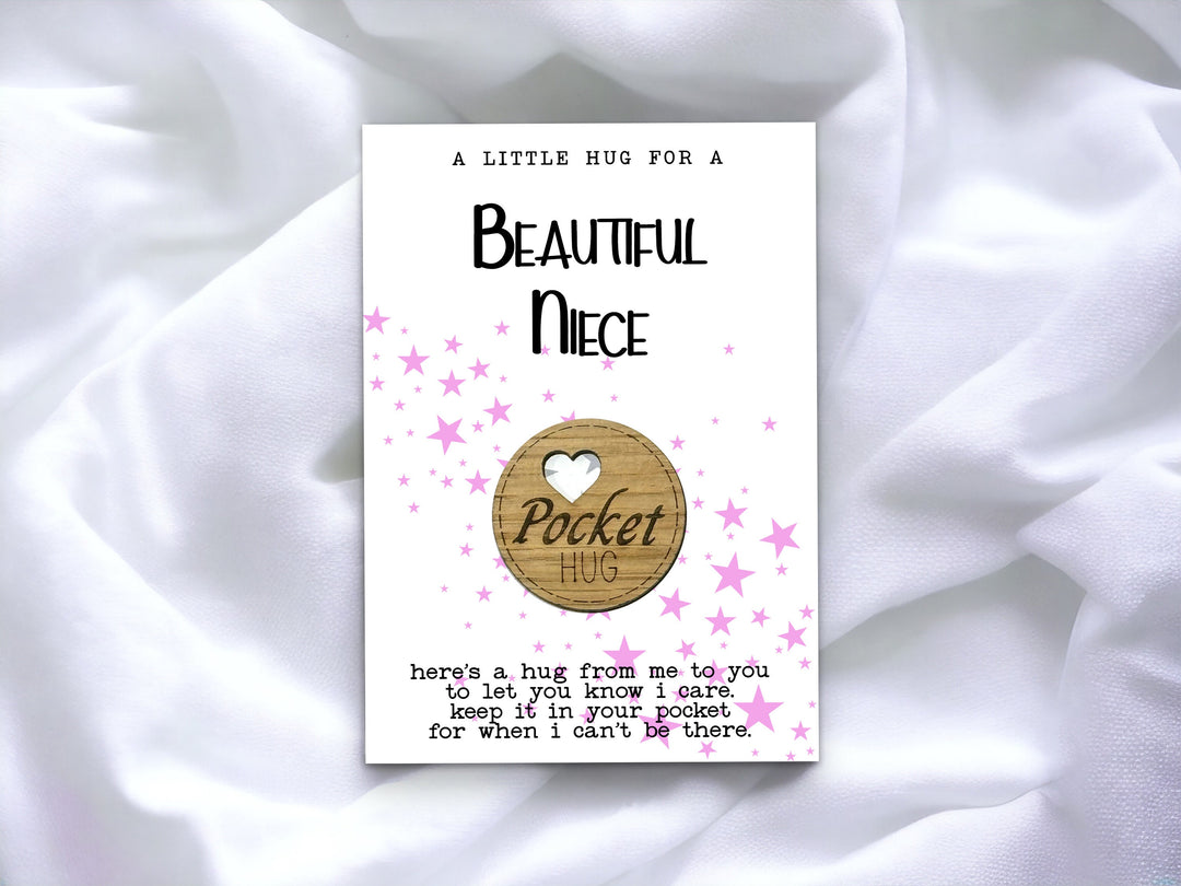 Beautiful Niece Pocket Hug