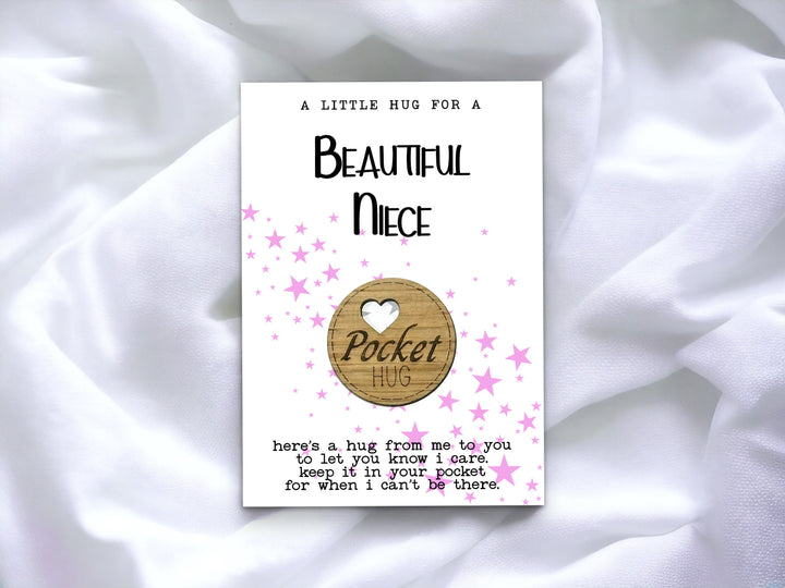 Beautiful Niece Pocket Hug