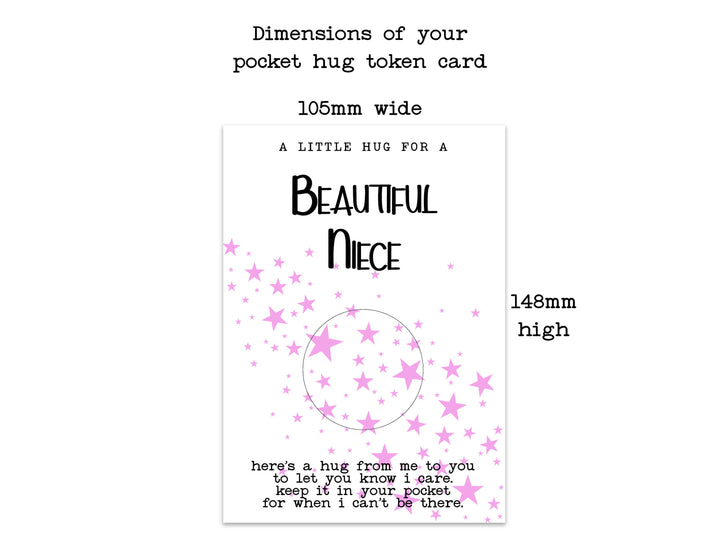 Beautiful Niece Pocket Hug