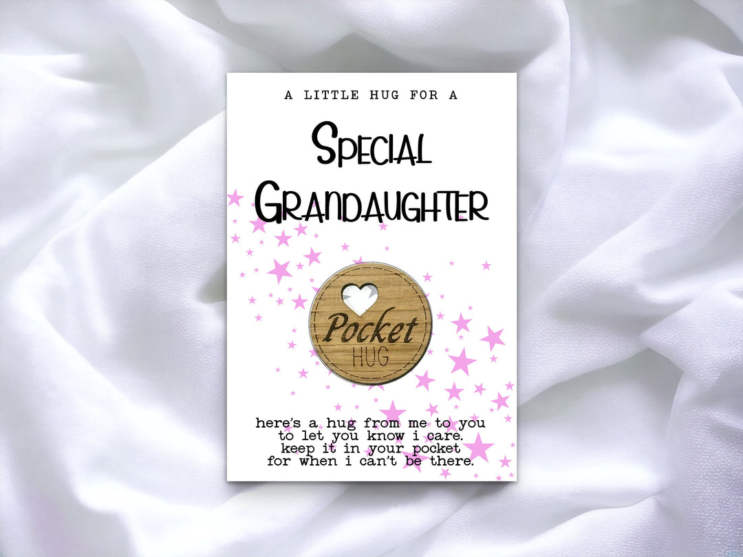 Special Granddaughter Pocket Hug